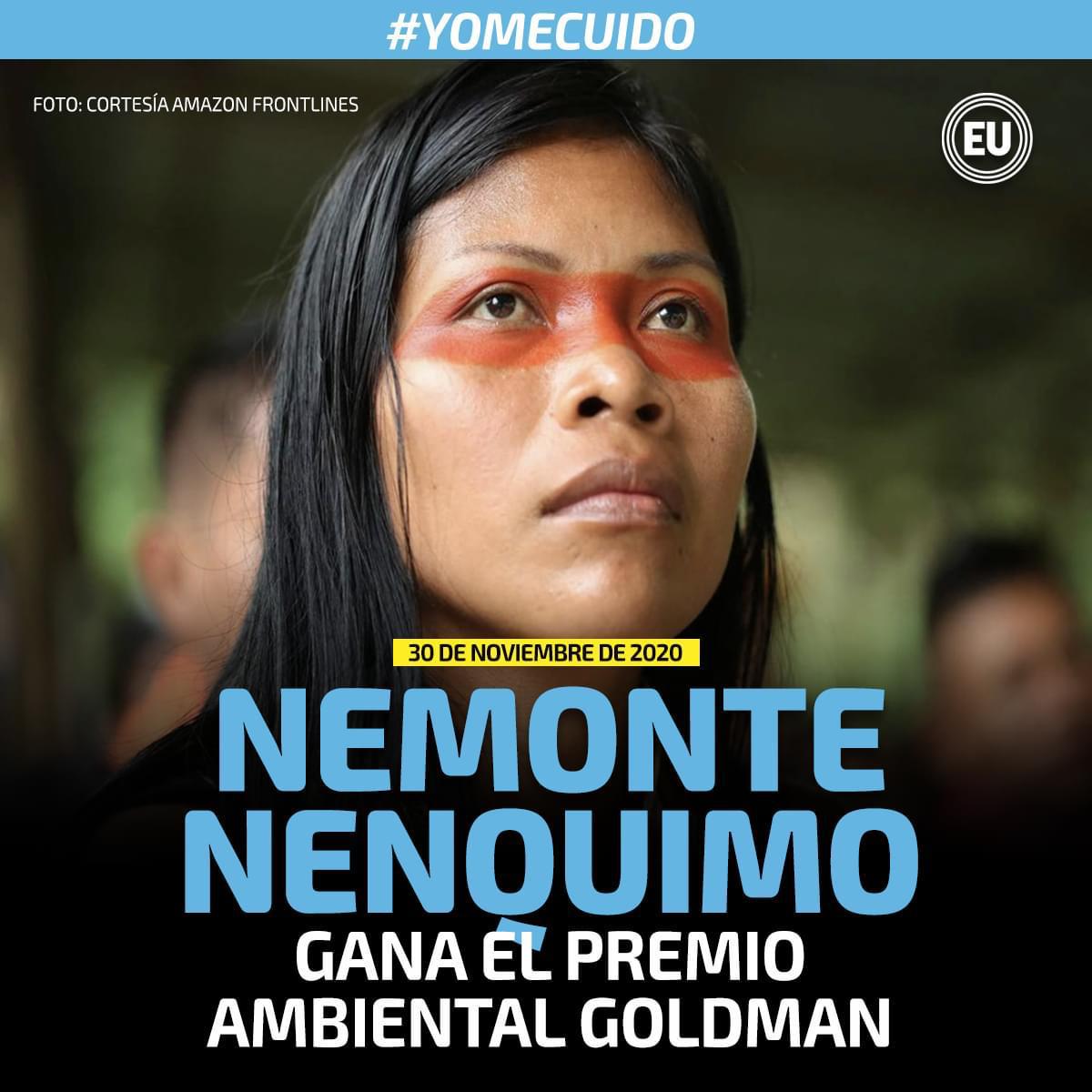 Lider Waorani Nemonte Nenquimo Gana El Goldman Prize Por Su Lucha Para Salvar A La Selva