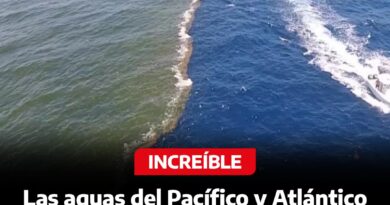 Foto muestra la unión de los dos mayores océanos del mundo  Pacífico y Atlántico en zona de Chile