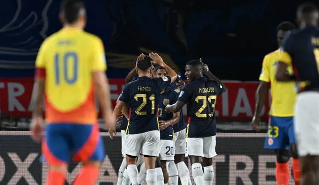 ¡Ecuador sonríe en Barranquilla! Derrotó 1-0 a Colombia por Eliminatorias con uno menos casi todo el partido